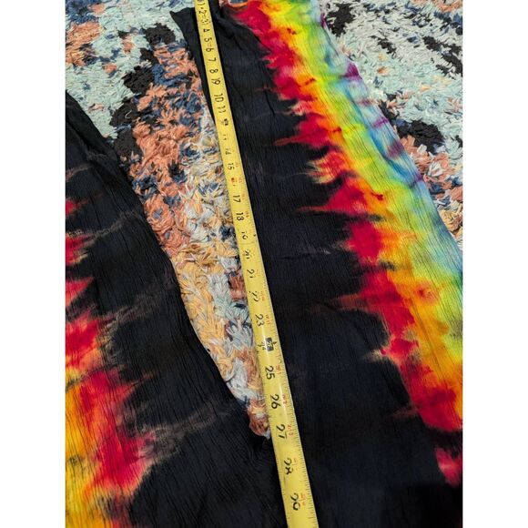 Vibrant Tie-Dye Flared Pants - Picture 8 of 8